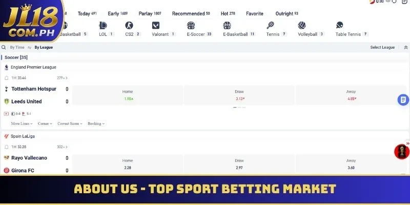 About us - top sport betting market