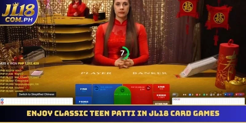 Enjoy classic Rummy and Teen Patti in JL18 Card games