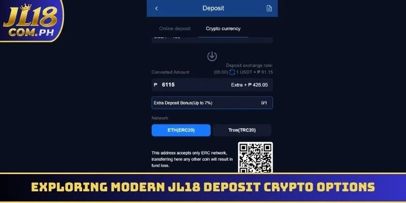 Exploring modern JL18 deposit crypto options