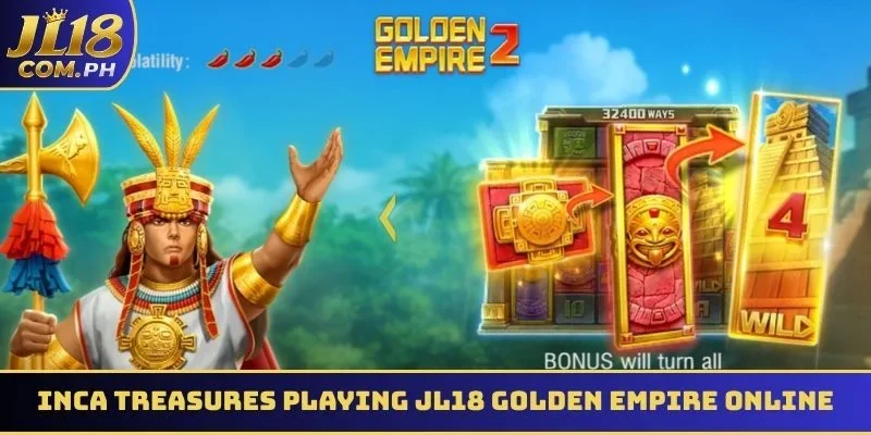 Discover legendary Inca treasures playing JL18 Golden Empire online