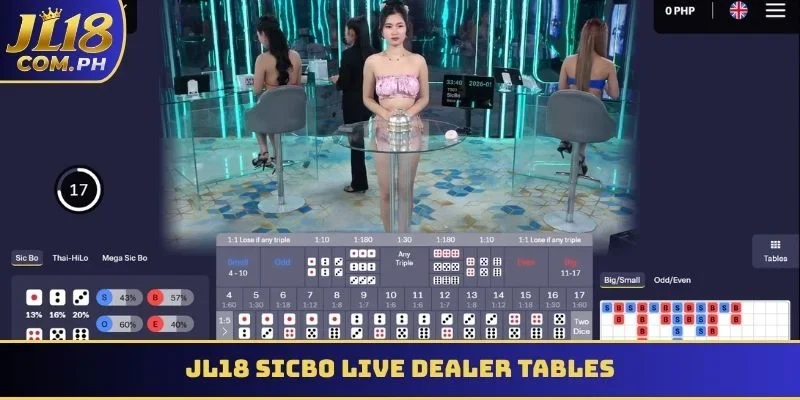 JL18 Sicbo Live Dealer – Master Exciting Online Tables Today