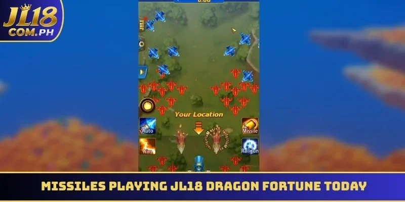Utilize advanced railguns and missiles playing JL18 Dragon Fortune today