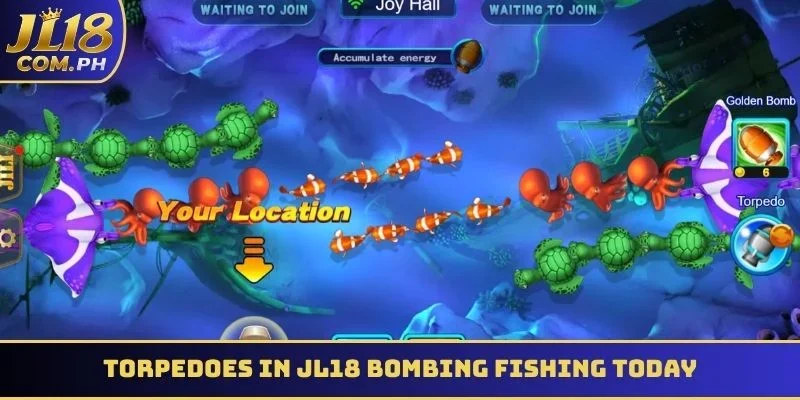 Deploy golden bombs and torpedoes in JL18 Bombing Fishing today